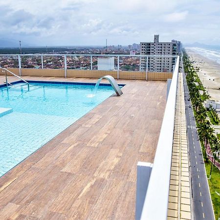 Apto C Wi-Fi A Beira-Mar Na Praia Jardim Real Sp Apartment Praia Grande  Exterior photo